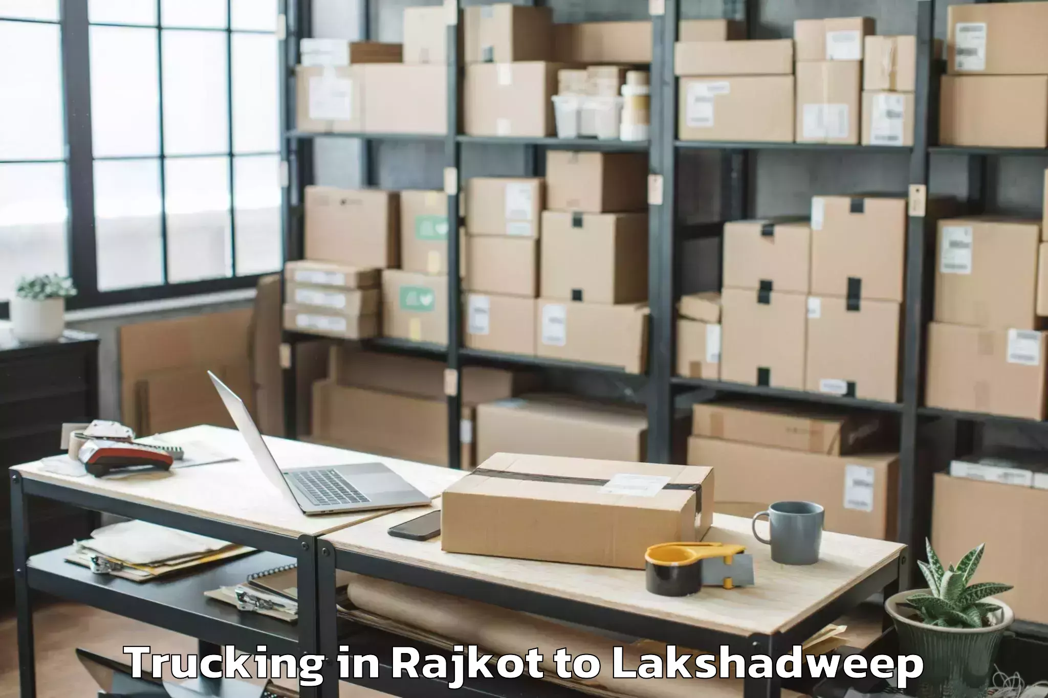 Leading Rajkot to Kavaratti Trucking Provider